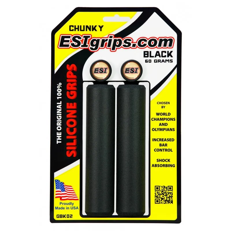 Mansoane silicon ESI Chunky negru Chilipir