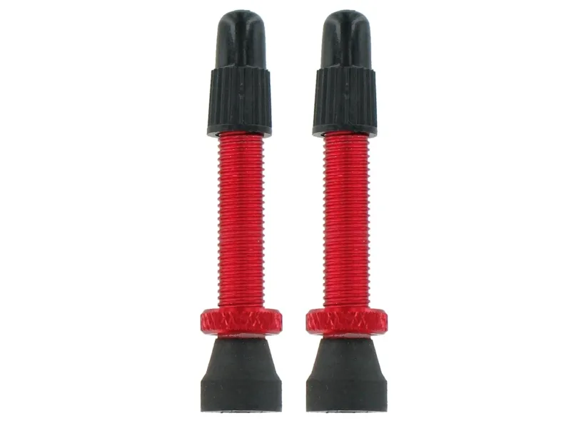 Mai ieftin Set de Valve Tubeless Var de 35mm rosu
