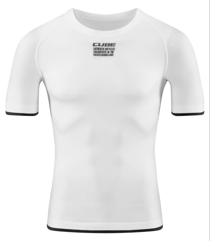 TRICOU UNDER CUBE BASELAYER RACE BE COOL S/S WHITE Preț mic
