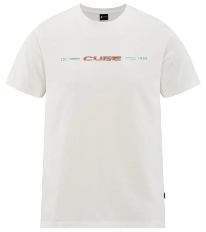 TRICOU CUBE ORGANIC T-SHIRT VINTAGE GTY FIT BEIGE Retur gratuit