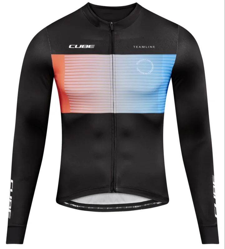 BLUZA CUBE TEAMLINE L/S BLACK-BLUE-RED Cumpără online
