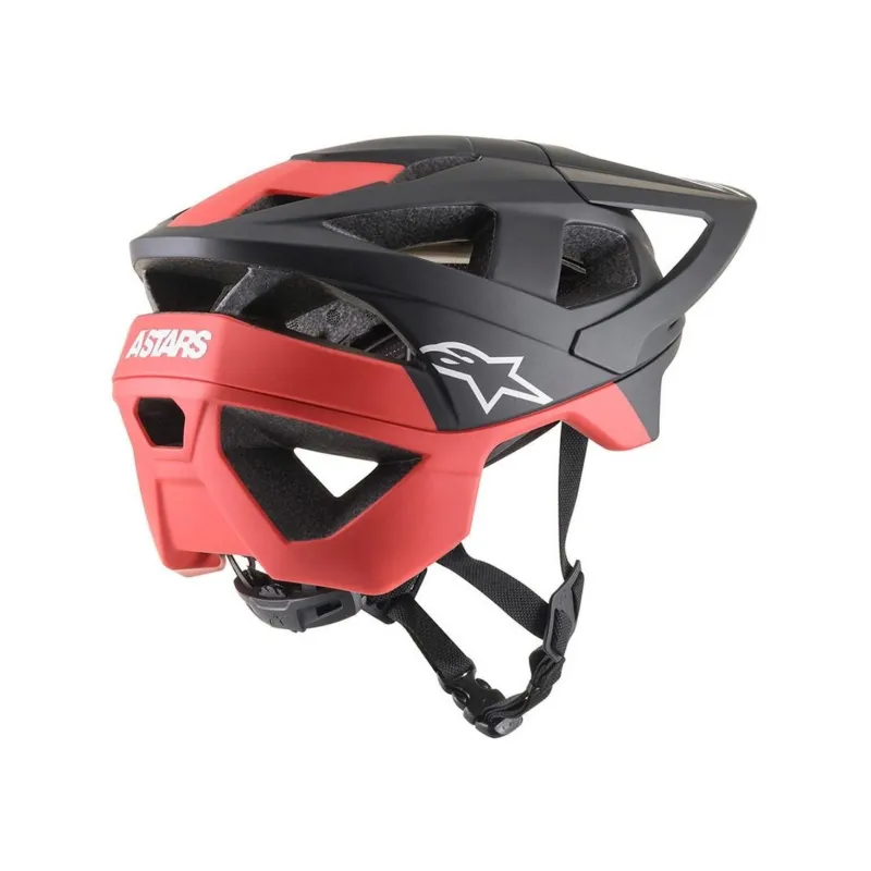 Casca Alpinestars Vector Pro Atom Negru/Rosu Mat S (51-55 cm) Cel mai vândut