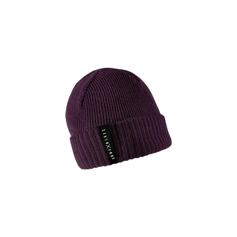 Caciula CUBE Beanie EDGE plum Mai ieftin