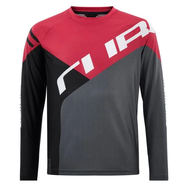 TRICOU CUBE JUNIOR JERSEY L/S BLACK RED L Promoție