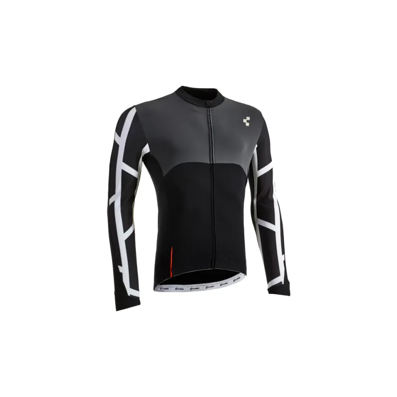 Ultima șansă BLUZA CICLISM CUBE BLACKLINE BLACKÃ‚Â´NÃ‚Â´WHITEÃ‚Â´NÃ‚Â´GREY L