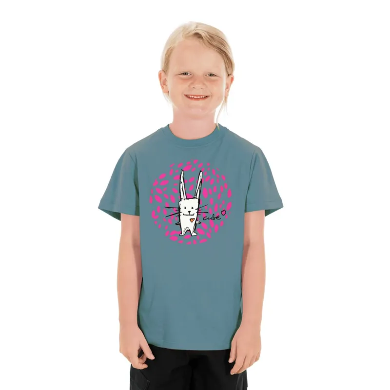 Preț redus TRICOU CUBE JUNIOR T-SHIRT RABBIT DARK MINT M (122/128)
