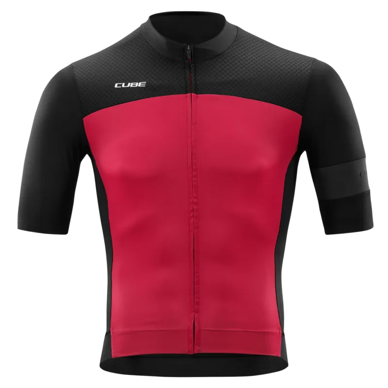 TRICOU CUBE BLACKLINE JERSEY S/S BLACK RED L Nu rata
