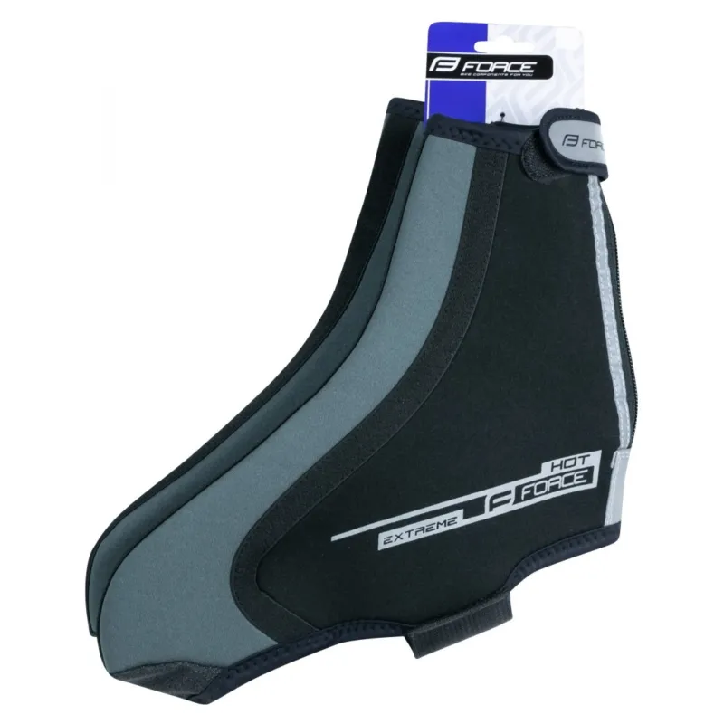 Livrare expres Huse pantofi Force Hot Extreme neopren negre L
