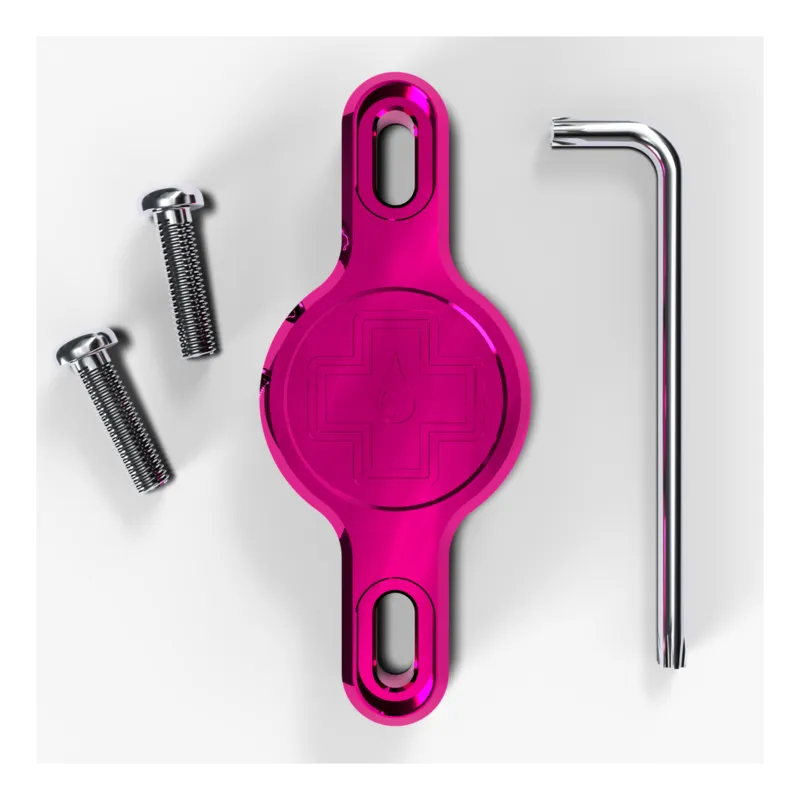 Suport Apple AirTag pentru cadru Muc-Off Secure Tag Holder V2 Roz Cel mai vândut