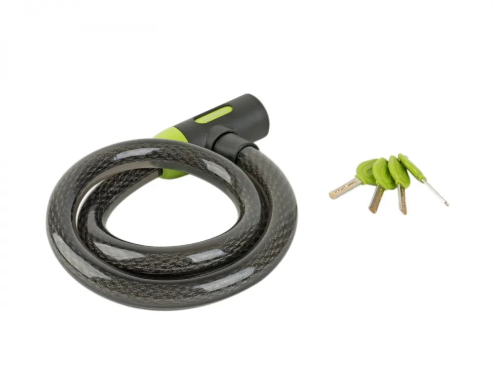 Antifurt cu Cheie AUTHOR ACL-85 C-Sleeve 25x1000 mm Negru/Verde Super ofertă