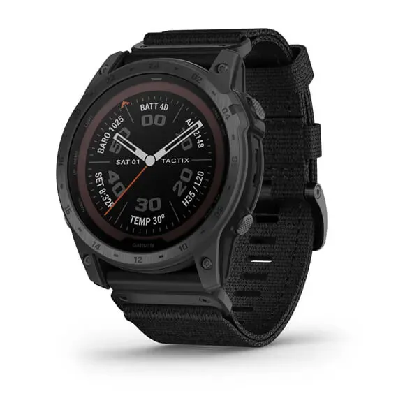 Reducere de preț Garmin tactix® 7 – PRO SAPPHIRE SOLAR NEGRU TITANIUM DLC, CUREA NAILON