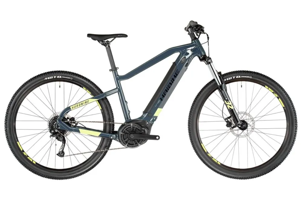 e-bike Haibike HardNine 5 500Wh BPP blue / canary L Cumpărături sigure