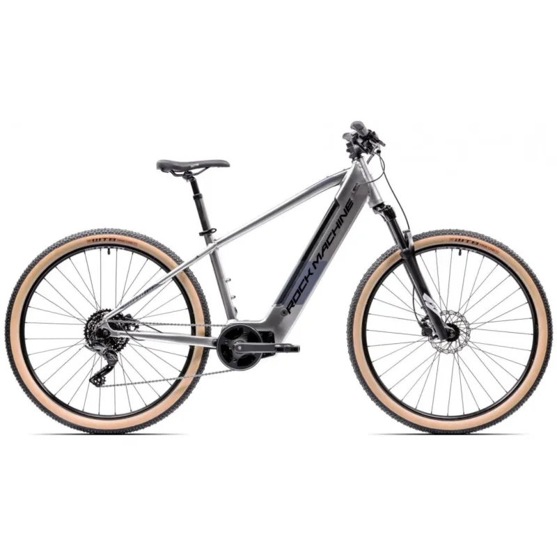 Retur gratuit Bicicleta Electrica Rock Machine Storm INT e70-29 Gloss Silver/Black/Grey 17.0 - (M)