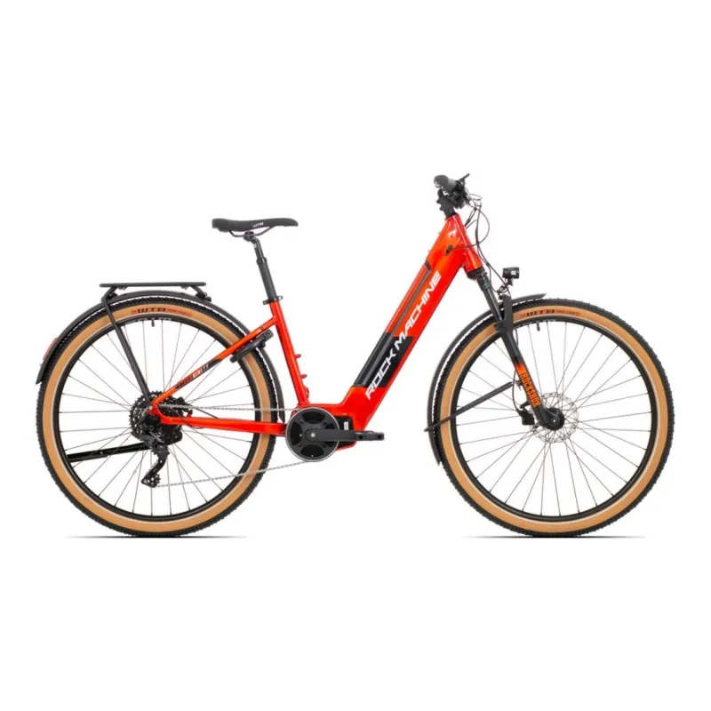 Bicicleta Electrica Rock Machine Storm INT e90-29 Unisex Touring 29 Gloss Metallic/Orange/Silver 19.0 - (L) Discount