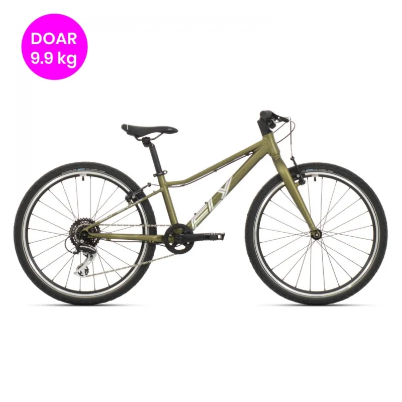 Bicicleta Superior FLY 24 VB Matte Olive Metallic/Hologram Chrome Cel mai bun preț