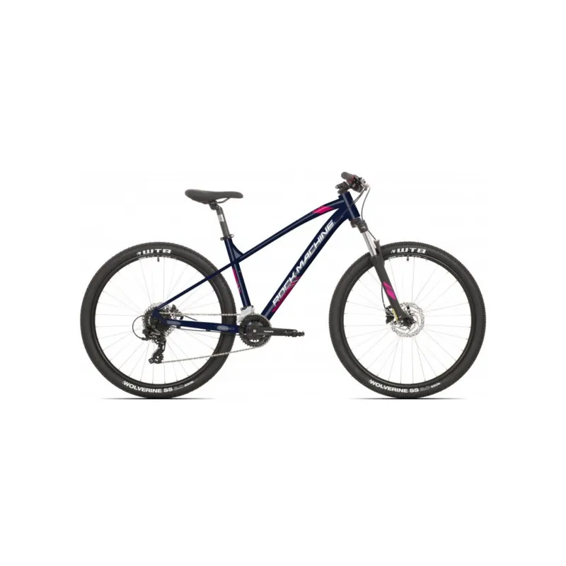 Bestseller Bicicleta Rock Machine Catherine 70-27 27.5 Gloss Metallic Navy/Silver/Pink 19.0 - (L)