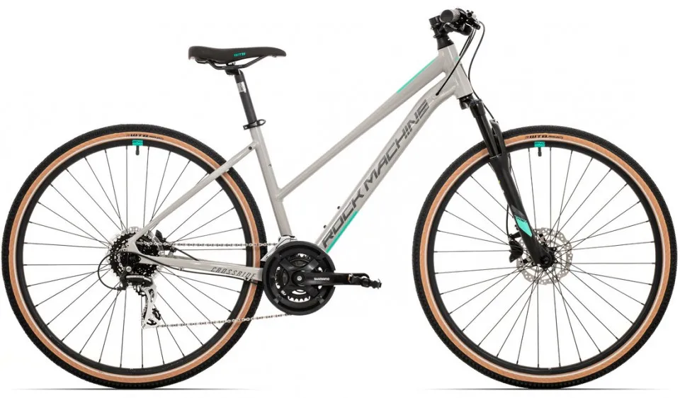 Bicicleta Rock Machine Crossride 300 Lady 29 Gri/Verde M-17 Cumpără online