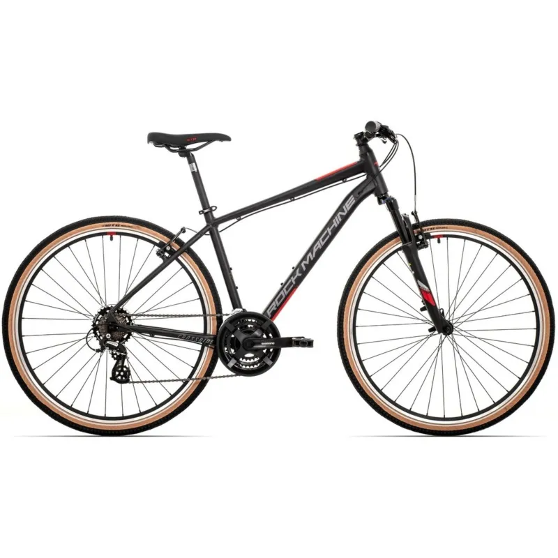 Retur ușor Bicicleta Rock Machine Crossride 100 29 Matte Black/Dark Grey/Brick Red 18.0 - (M)
