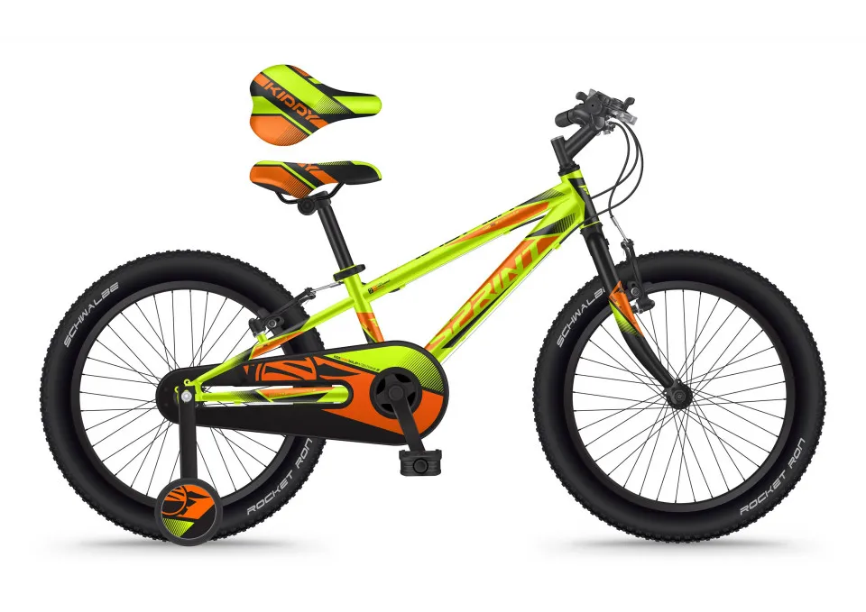 Bicicleta Sprint Casper 20 1SPD Verde Neon Mat Expediere rapidă