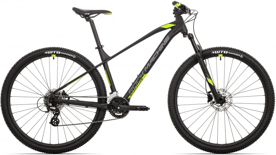 Bicicleta Rock Machine Manhattan 40-29 29 Negru/Galben Neon M-17 Retur gratuit