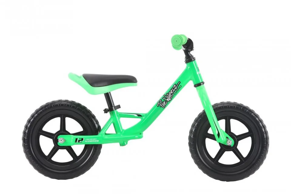 Bicicleta Haro PreWheelz 12 EVA fara pedale Verde 2019 Ofertă exclusivă