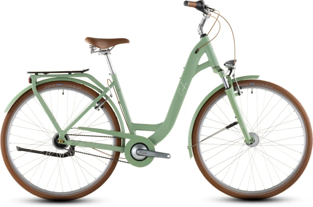 BICICLETA CUBE ARUBA EASY ENTRY CACTUS BROWN 2026 49 cm Livrare gratuită