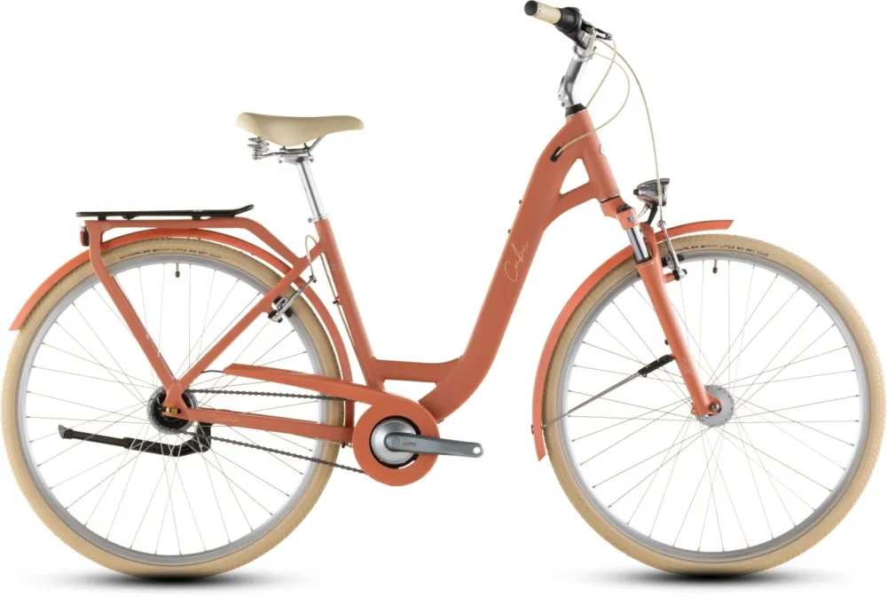 BICICLETA CUBE ARUBA EASY ENTRY PAPAYA CREME 2026 49 cm Reducere