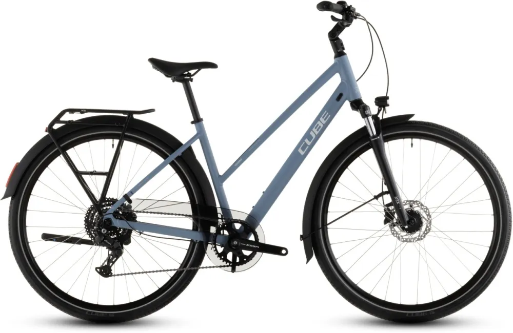 Mai ieftin BICICLETA CUBE TOURING ONE TRAPEZE BLUEBIRD GREY 2026 46 cm