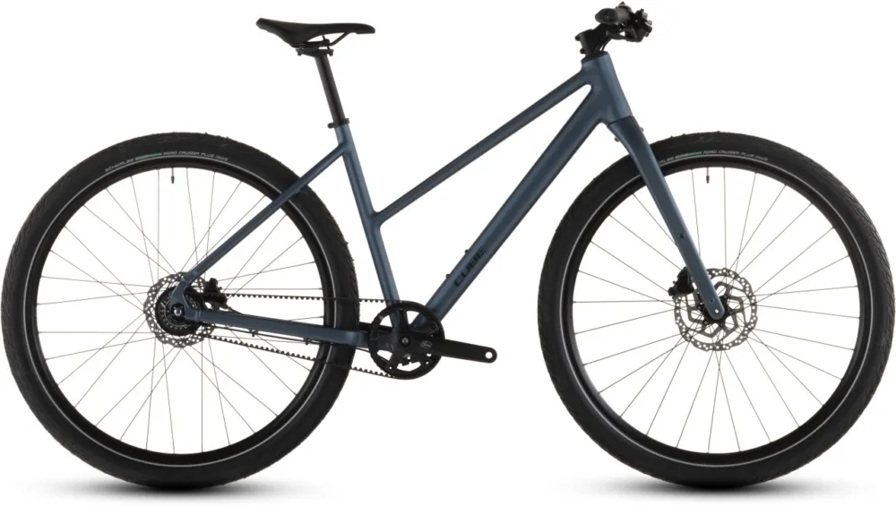 BICICLETA CUBE EDITOR PRO TRAPEZE MINERALBLUE CHROME 2026 46 cm Reducere extra