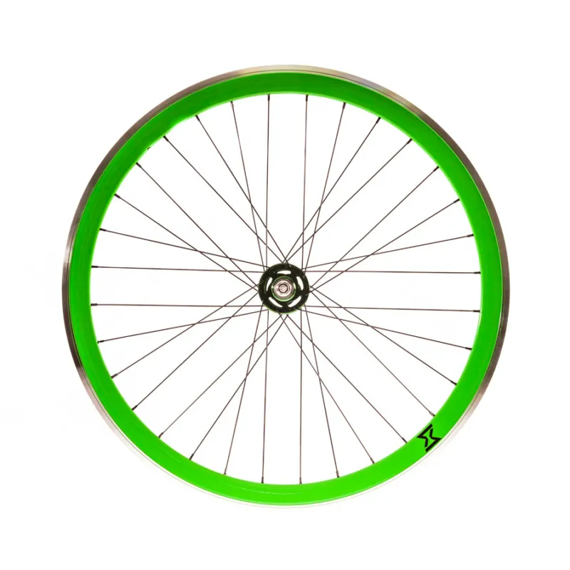 Roata Fata Single Speed/Fixie SXT 700-32H 40 mm Verde Plată sigură