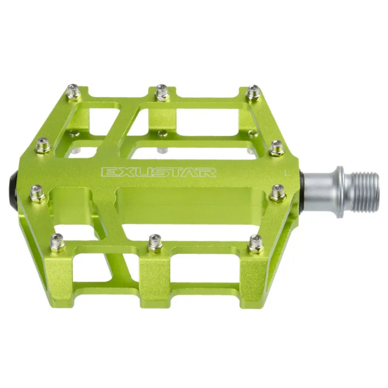 Pedale Aluminiu BMX EXUSTAR E-PB525-Verde Bestseller
