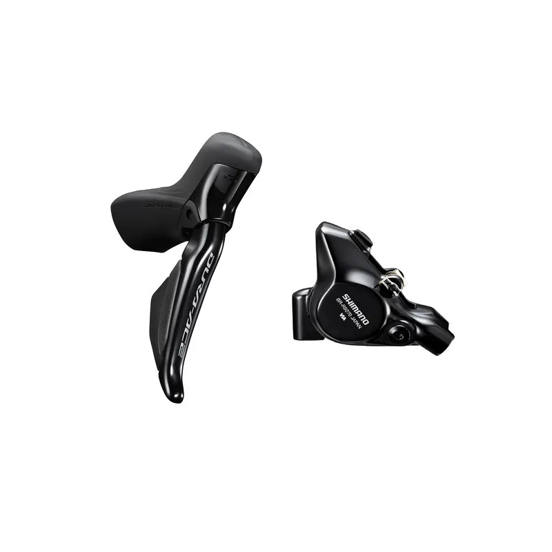 Livrare rapidă FRANA PE DISC SET ASAMBLAT SHIMANO J-KIT DURA-ACE ST-R9270(R) BR-R9270(R) FARA ADAPTOR PT. MONTURA 25MM PLACUTE RESIN (CU ARIPIOARE DE RACIRE) 1700MM(SM-BH90 BLK) 5 GROUP AMBALAT IND.