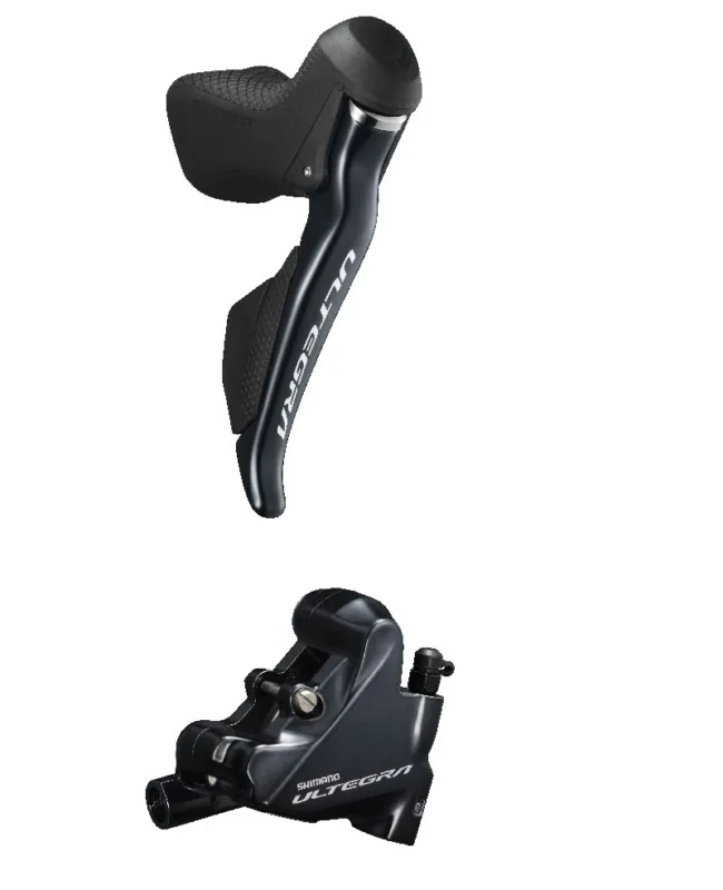 Cel mai vândut FRANA PE DISC SET ASAMBLAT SHIMANO ULTEGRA ST-R8070(R) BR-R8070(R) HIDRAULICA PT. MONTURA 25MM PLACUTE RESIN (CU ARIPIOARE DE RACIRE) FURTUN SM-BH90 1700MM INCL. INSERTIE CONECTARE NEGRU AMBALAT IND.