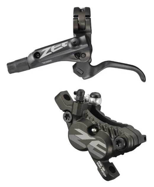 Vezi acum FRANA PE DISC SET ASAMBLAT SHIMANO ZEE MANETA BL-M640-B(S) ETRIER BL-M640(F) HIDRAULIC POST MOUNT PLACUTE RESIN FARA ARIPIOARE DE RACIRE FURTUN SMBH90SBS 1000MM NEGRU INCL. OLIVA SI INSERTIE CONECTARE AMBALAT IND.