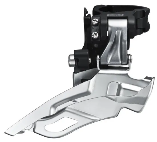 Ofertă limitată SCHIMBATOR FATA SHIMANO DEORE FD-M611 TRIPLU PT. 10 VIT. PE SPATE DOWN SWING TRAGERE DUBLA COLIER 34.9MM (INCL. ADAPTOR 28.6MM & 31.8MM) UNGHI CS 66-69 PT. 40/42T ARGINTIU AMBALAT IND.