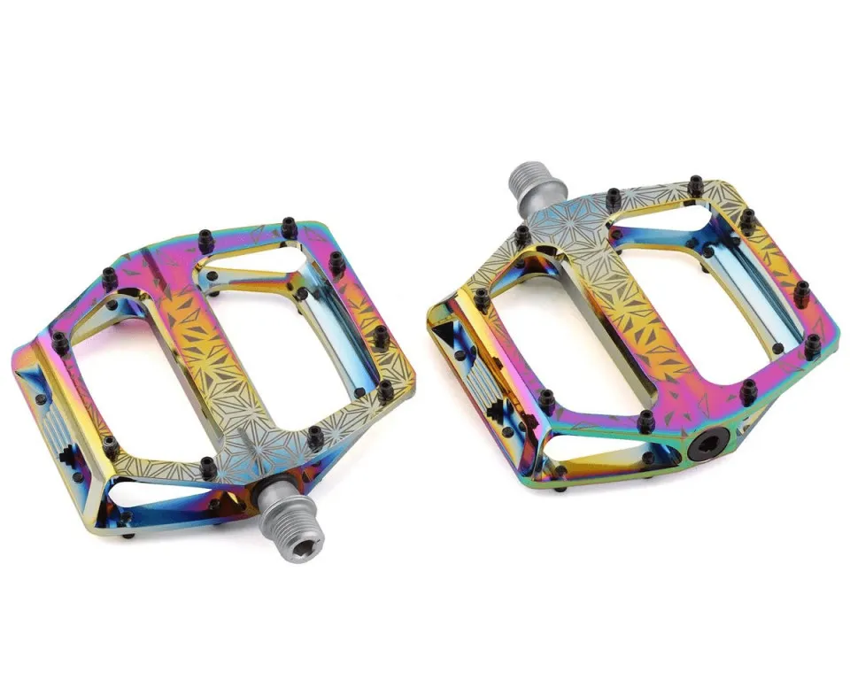 Doar azi Pedale SUPACAZ Krypto - CNC Alloy - Oil Slick