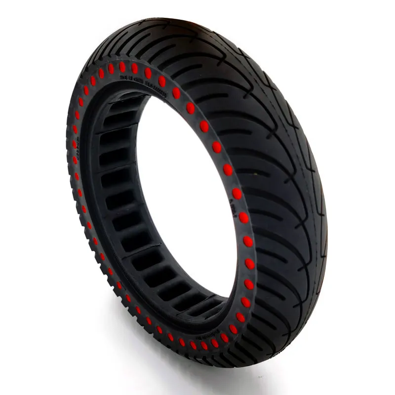 Anvelopa Plina Trotineta Fagure 8,5x2.0 Negru-Rosu Promoție