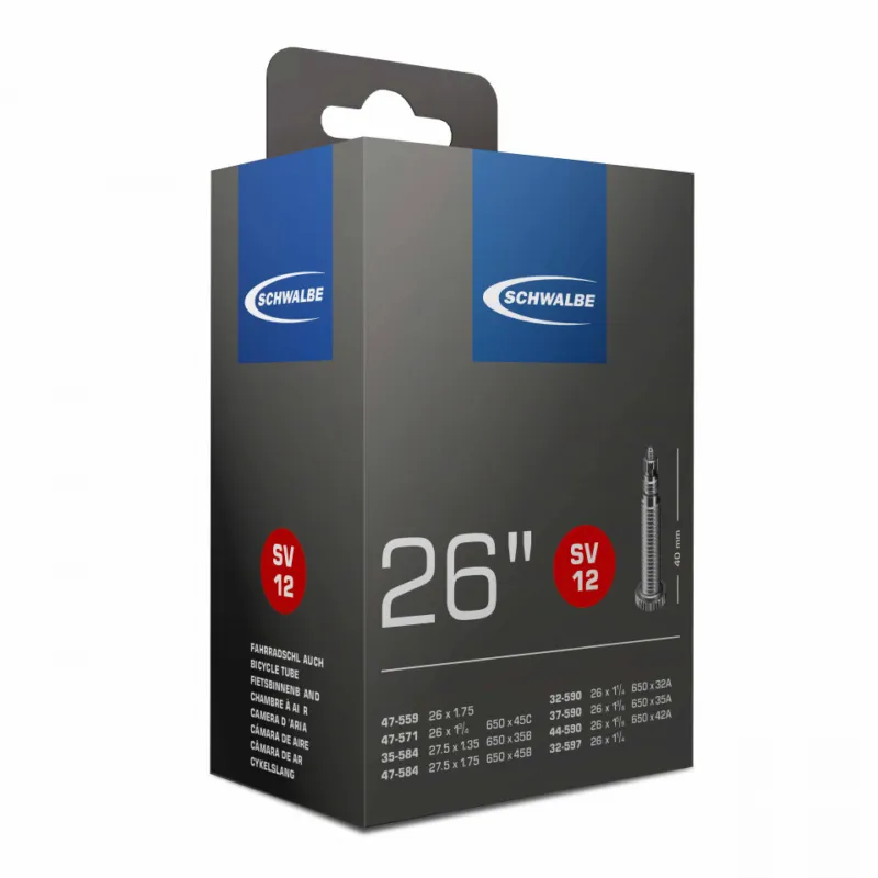 Camera SCHWALBE SV12 26/27.5 (30/47-559/597) IB 40mm Doar azi