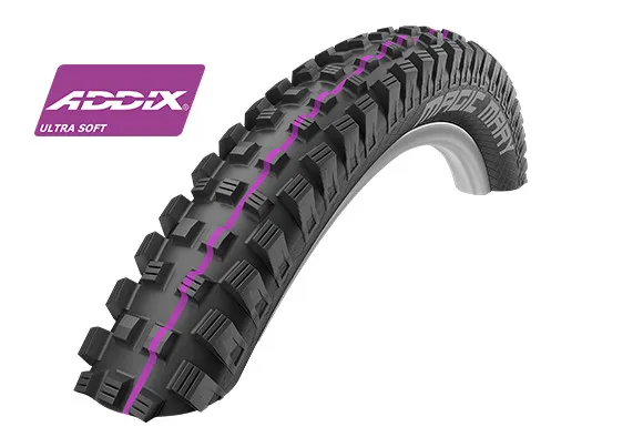 Cauciuc SCHWALBE Magic Mary - 29x2.35 (60-622) HS447 B/B-SK, Addix U-Soft - Sarma Calitate înaltă