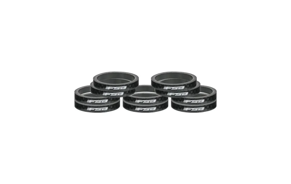 Disponibil imediat Distantiere furca FSA Carbon 1 1/8" x 5mm Negru