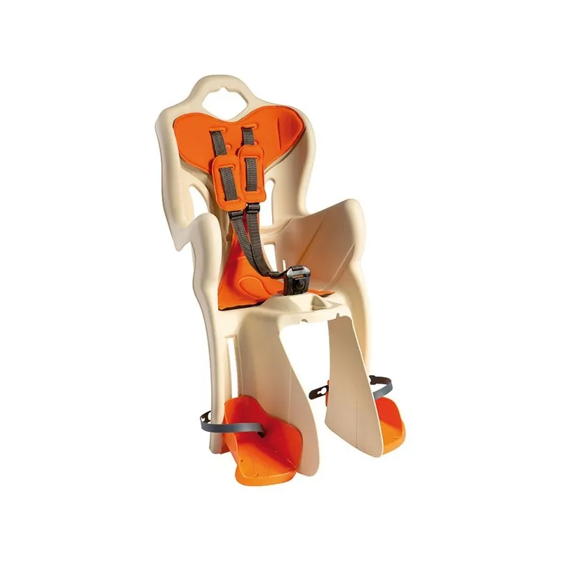 Scaun de copil BIKEFUN B-ONE B-FIX spate, bej, pe cadru Doar azi