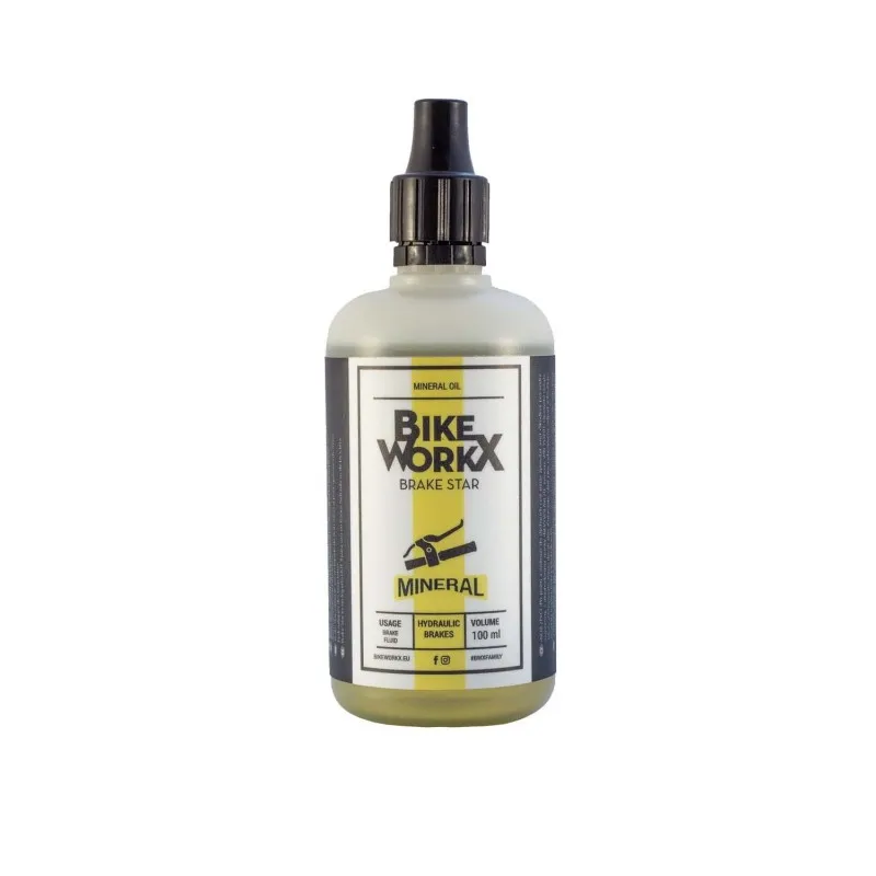 Lichid de frână BIKEWORKX BRAKESTAR Mineral 100 ml -BRAKEMIN/100 Super ofertă