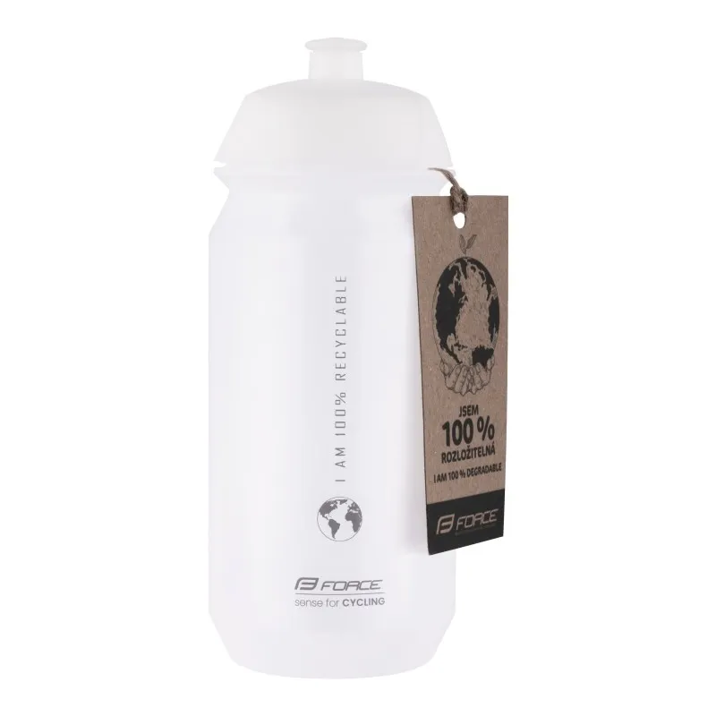 Doar azi Bidon Force Bio Earth 500ml transparent/gri