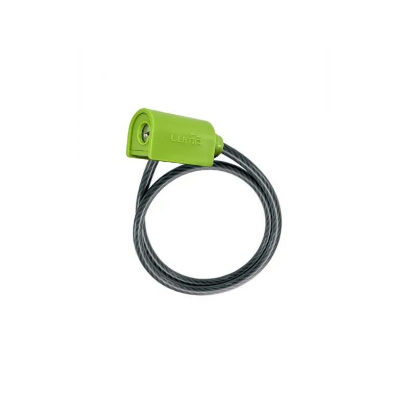 Lacat Luma Enduro 7334 D10 150cm verde C30 Retur ușor
