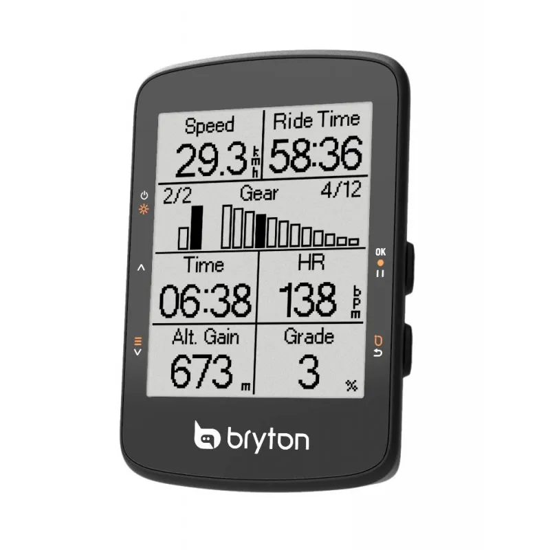 Doar azi Ciclocomputer BRYTON RIDER 460D GPS computer SET