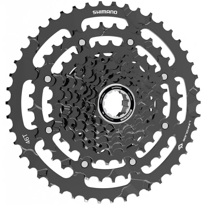 Super ofertă Pinion Bicicleta Shimano Cues, Cs-Lg400-9, 9 Viteze, 11-46t, Negru