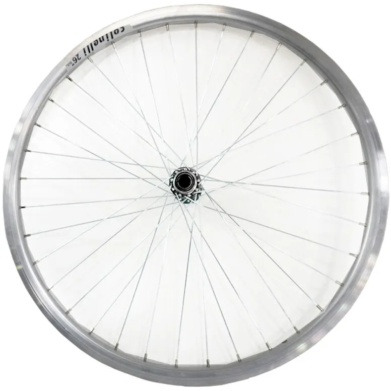Roata Fata Bicicleta Cerurim 26 Inch, 36H, 559 x 18, Argintiu Chilipir