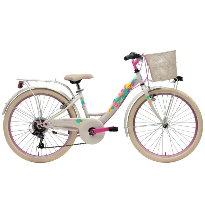 Bicicleta Adriatica Girl 20 Bimba 7V Alba Ofertă specială