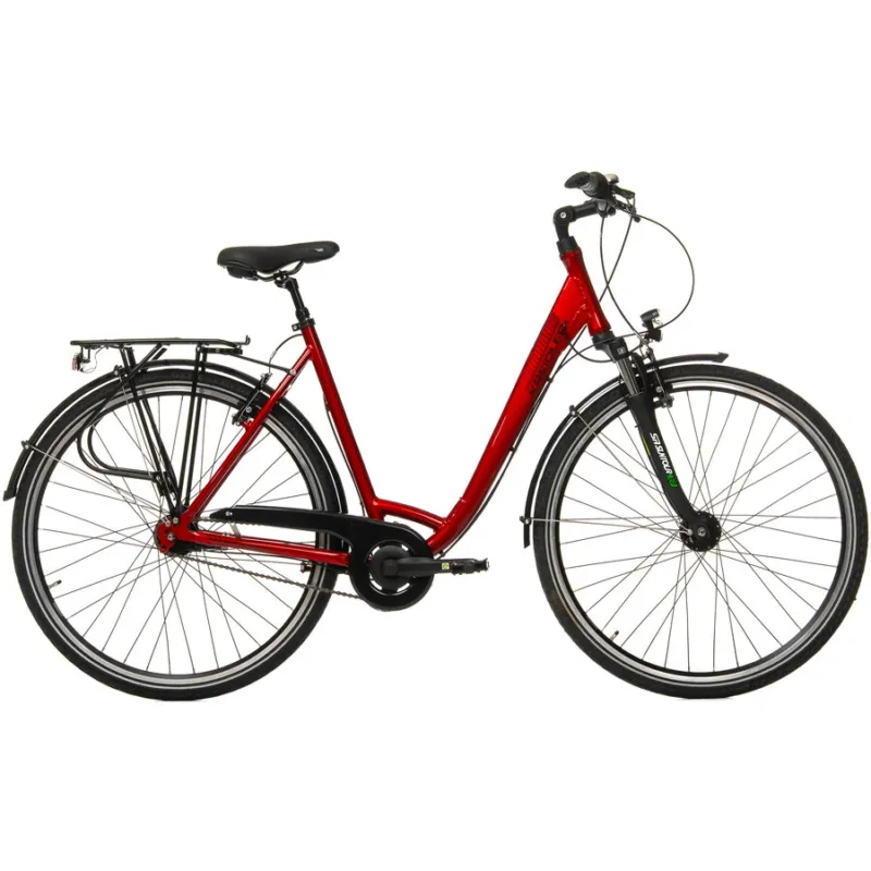 Livrare rapidă Bicicleta Oras Kreidler 2892 - 28 inch, M, Rosu