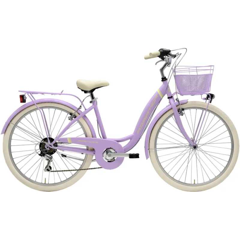 Livrare gratuită Bicicleta Adriatica Panda 26 Lady 6V Lila 42 cm